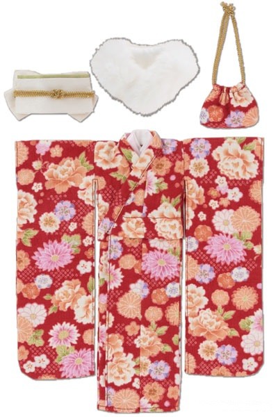 Furisode Set (Scarlet), Azone, Accessories, 1/6, 4560120204208