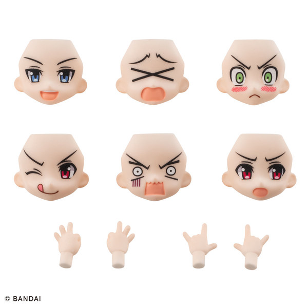 Face Parts Set 02, Bandai, Accessories