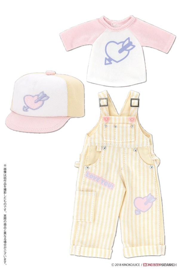 Hatsukoi Otome Overalls Set (Yellow x Purple), Azone, Accessories, 4573199830490