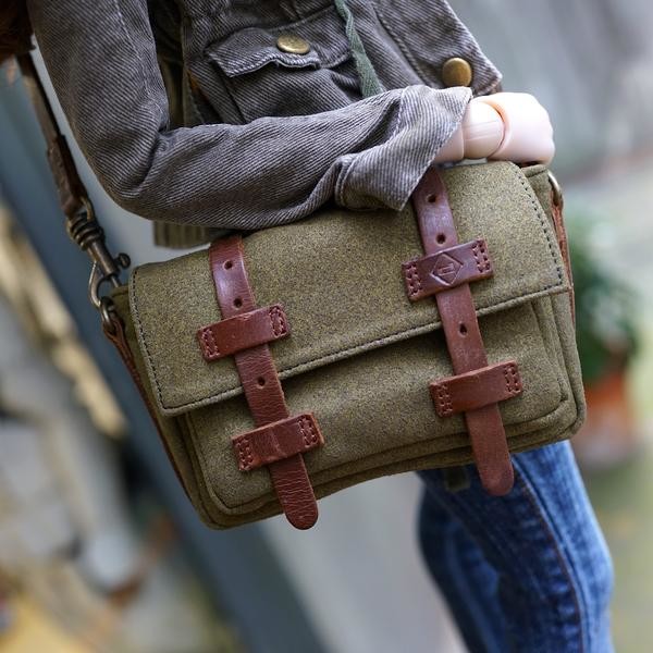Satchel Bag (Khaki Green), Culture Japan, Accessories, 1/3