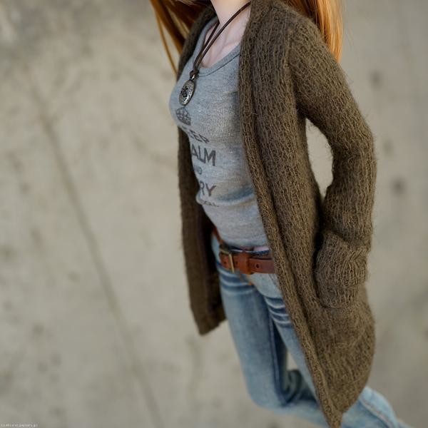 Long Knit Cardigan (marsh green), Culture Japan, Accessories, 1/3