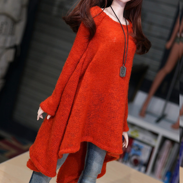 Irregular Hem Sweater (Red), Culture Japan, Accessories, 1/3