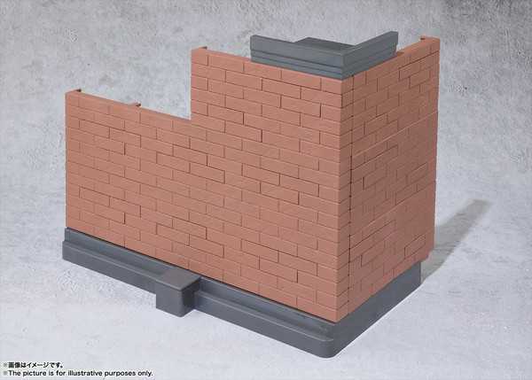 Brick Wall (Brown), Bandai Spirits, Accessories, 4573102555595