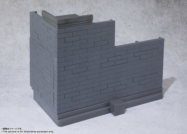 Brick Wall (Gray), Bandai Spirits, Accessories, 4573102555588