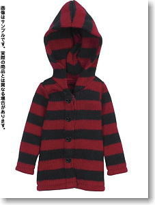 Long Cardigan (Black x Red Border), Azone, Accessories, 1/6, 4571117003049