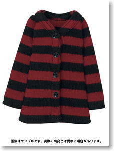 Long Cardigan (Black x Red Border), Azone, Accessories, 1/6, 4571117003117