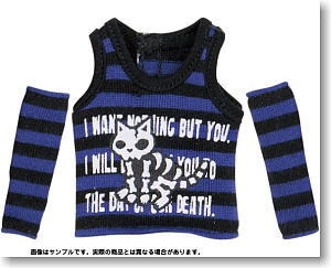 Border Scull Cat Tank (Blue x Black), Azone, Accessories, 1/6, 4571117006002