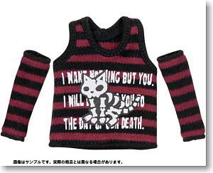 Border Scull Cat Tank (Red x Black), Azone, Accessories, 1/6, 4571117005999