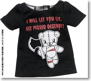 Destroy Bear Long T-shirt (Black), Azone, Accessories, 1/6, 4571117006033