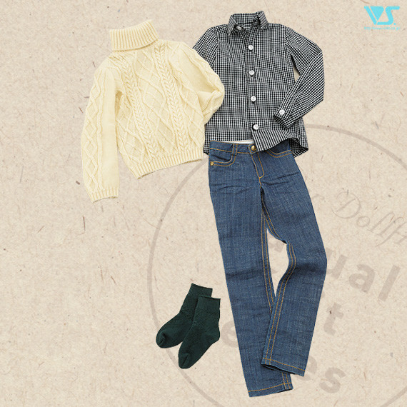 Beige Turtleneck Sweater Set (Beige), Volks, Accessories, 1/3, 4518992417875