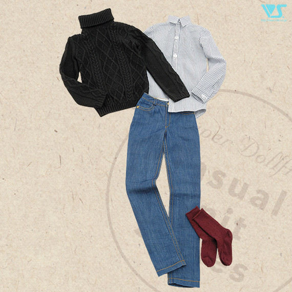 Black Turtleneck Sweater Set, Volks, Accessories, 1/3, 4518992417899