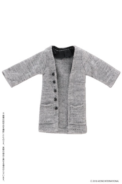 Long Cardigan (Gray), Azone, Accessories, 1/12, 4560120206707