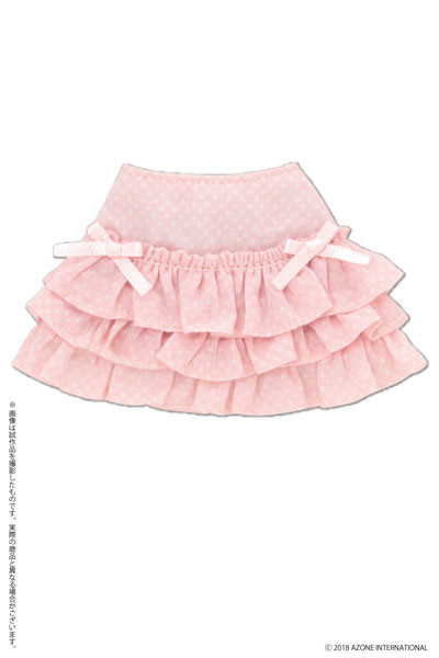 Polka Dot Frill Skirt (Pink x White), Azone, Accessories, 1/6, 4560120205823