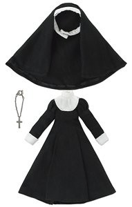 Nun's Habit Set (Black), Azone, Accessories, 1/12, 4560120203058