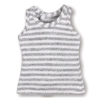 Boys Tank Top (Gray x White Border), Azone, Accessories, 1/6, 4560120202068