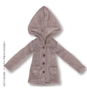 Fluffy Hood Long Cardigan II (Beige), Azone, Accessories, 1/6, 4560120202181