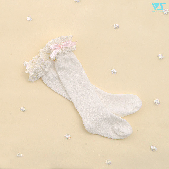 Girly Ribbon Socks (Pink), Volks, Accessories