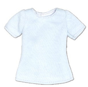 Cotton T-shirt (Light Blue), Azone, Accessories, 1/6, 4560120201597