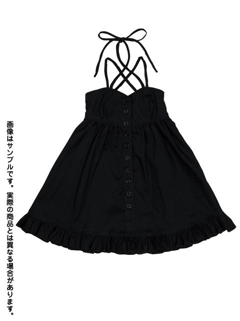 60 Cross Camisole One-Piece (Black), Azone, Accessories, 1/3