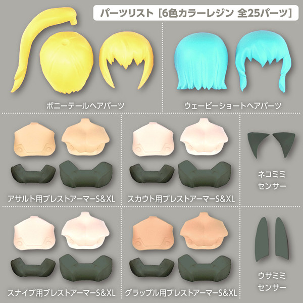 Option Parts Set 002 For WISM Soldier Real Type, Kotobukiya, Accessories, 1/1