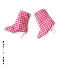 Boots (White x Red, Check), Volks, Accessories, 1/6, 4518992376264