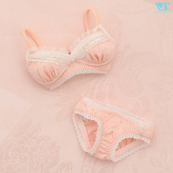 Lace Bra & Panties Set (Pink/SS-S Bust), Volks, Accessories, 1/3, 4518992413365