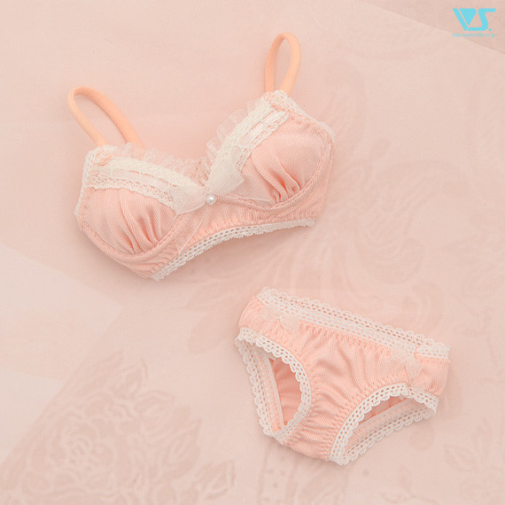 Lace Bra & Panties Set (Pink), Volks, Accessories, 1/3, 4518992413358