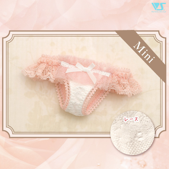 Lace Ruffle Panties / Mini (Peach Milk), Volks, Accessories, 1/4