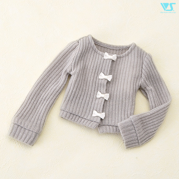 Cardigan (Gray / Bow Button), Volks, Accessories, 1/3, 4518992414027