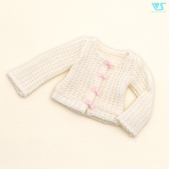 Cardigan / Mini (White / Bow Button), Volks, Accessories, 1/4, 4518992413976
