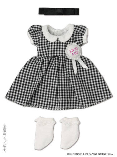 Hug Me! Rosette One-piece Set (Black Check), Azone, Accessories, 4582119987862