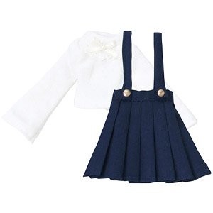 Knit & Strap Skirt Set (White x Navy), Azone, Accessories, 1/12, 4582119986889
