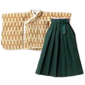 Yagasuri Hakama Set (Bright Yellow x Dark Green), Azone, Accessories, 1/12, 4582119986186