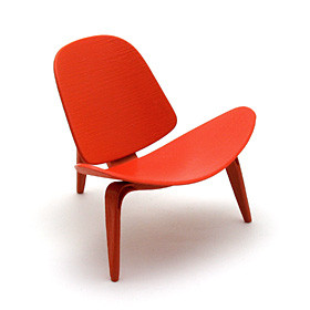 Hans Wegner Three-Legged Shell Chair, Reac Japan, Accessories, 1/12