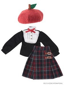Chiisana Kudamono Omekashi Beret Set (Red Apple), Azone, Accessories, 1/12, 4582119984755
