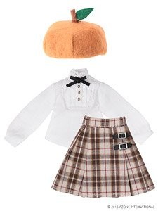 Chiisana Kudamono Omekashi Beret Set (Orange), Azone, Accessories, 1/12, 4582119984748