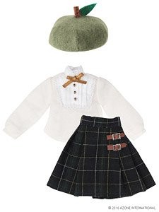 Chiisana Kudamono Omekashi Beret Set (Green Apple), Azone, Accessories, 1/12, 4582119984731