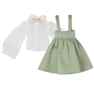 Petit Feuille High Waist Skirt Set (Grass Green), Azone, Accessories, 1/12, 4582119984663