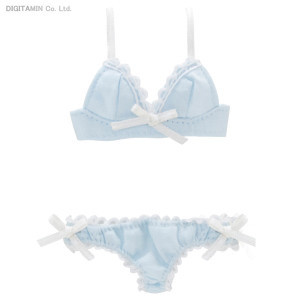 Ribbon Bra & Shorts Set (Light Blue), Azone, Accessories, 1/6, 4582119984090