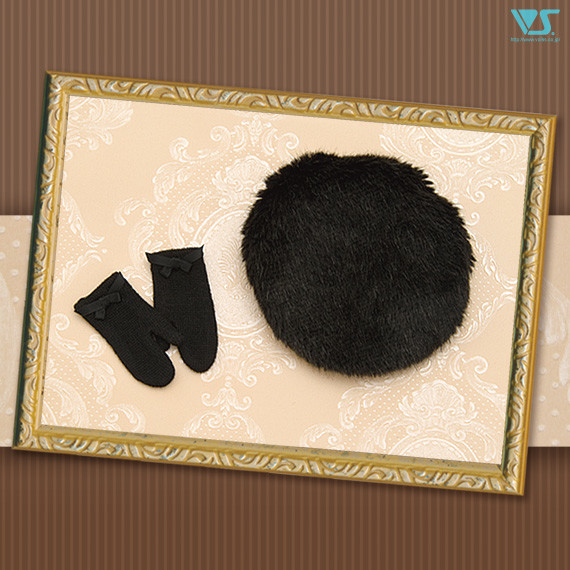 Fluffy Beret & Mittens Set, Volks, Accessories, 4518992412474