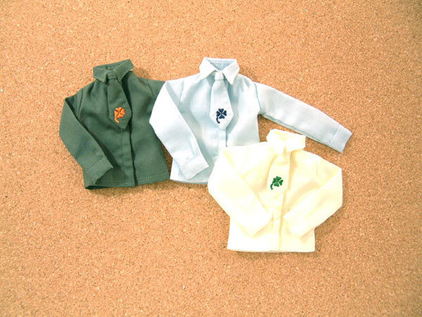 Necktie Shirt (Olive), Azone, Accessories, 1/6