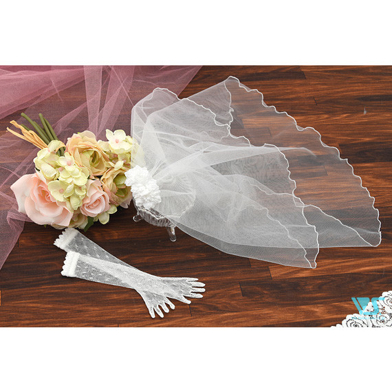 Veil & Long Gloves Set, Volks, Accessories, 4518992411453