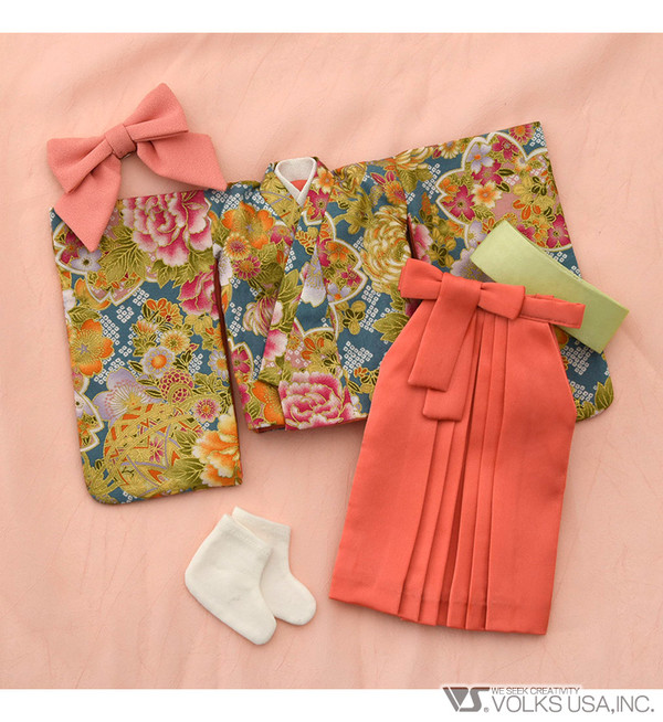 Chibi Taisho Modern Hakama Set (Pink Cherry Blossom), Volks, Accessories, 1/6, 4518992409566