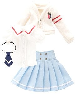 Girls Preparatory School Set (White x Saxe), Azone, Accessories, 1/6, 4582119983697