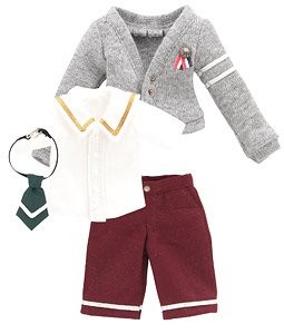 Boys Preparatory School Set (Gray x Bordeaux), Azone, Accessories, 1/6, 4582119983642