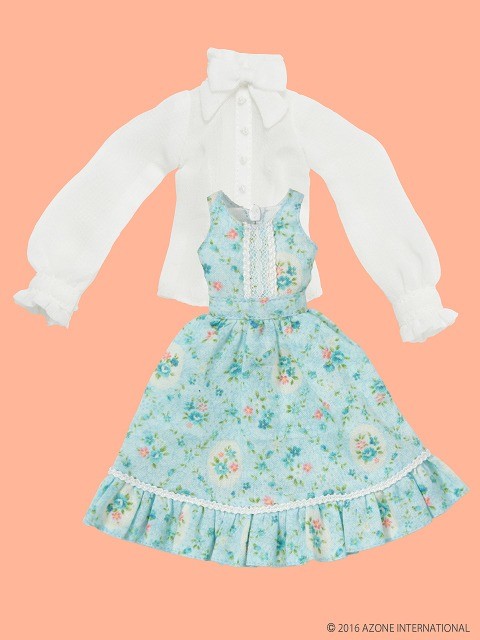 Tea Party Jumper Skirt Set (Rococo Blue), Azone, Accessories, 1/6, 4582119983369
