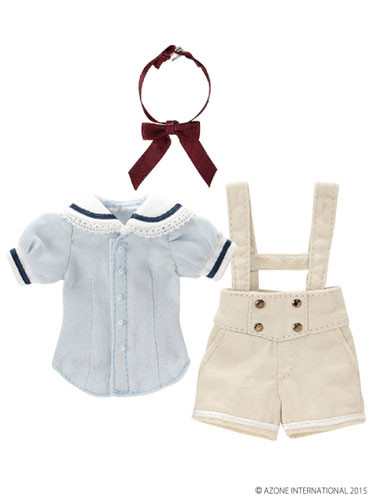 PNXS Boy's Gymnasium Costume Set (Light Blue x Beige), Azone, Accessories, 1/6