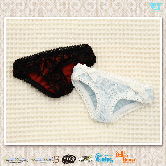 Elegant Lacey Panties Set (Blue / Black), Volks, Accessories, 1/3