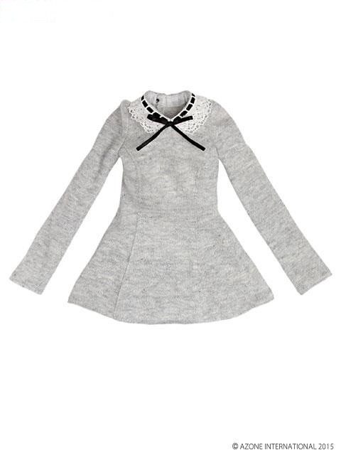 Lace Color Girly Dress (Gray), Azone, Accessories, 1/3, 4582119981365