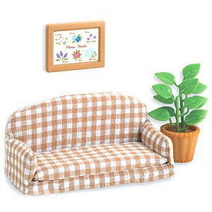 Living Room Sofa, Sylvanian Families, Epoch, Accessories, 4905040261007